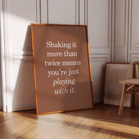 Playful Words Dance In Clay Light