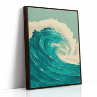 Teal Currents Meet Desert Calm