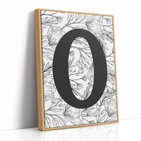 Botanical Letter O Monogram
