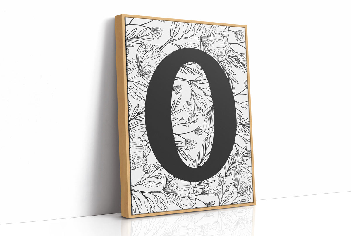 Botanical Letter O Monogram