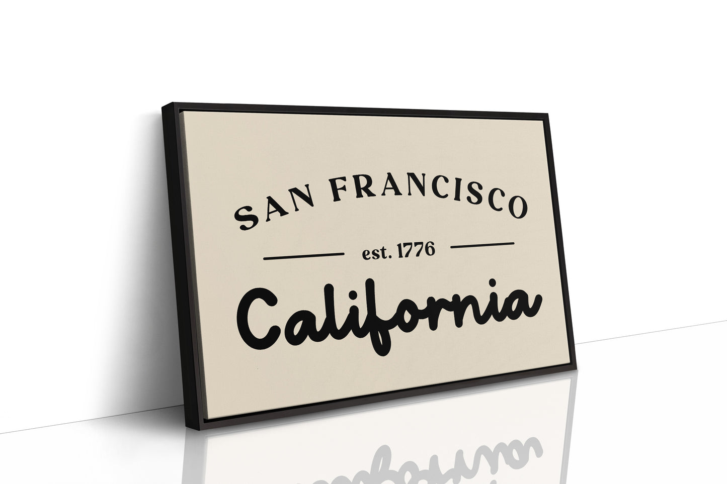 San Francisco California Est 1776