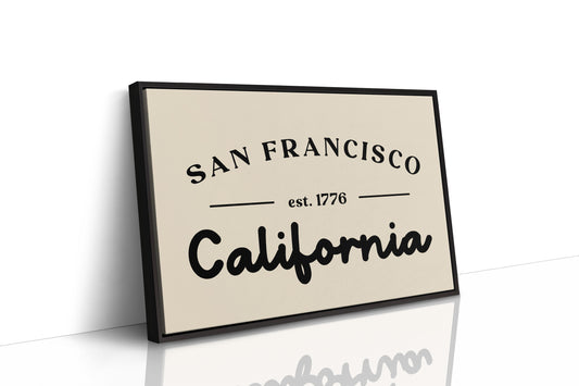 San Francisco California Est 1776