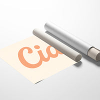 Ciao Retro Wall Art Print