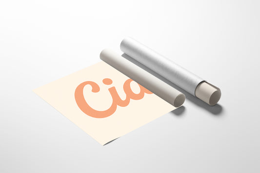 Ciao Retro Wall Art Print