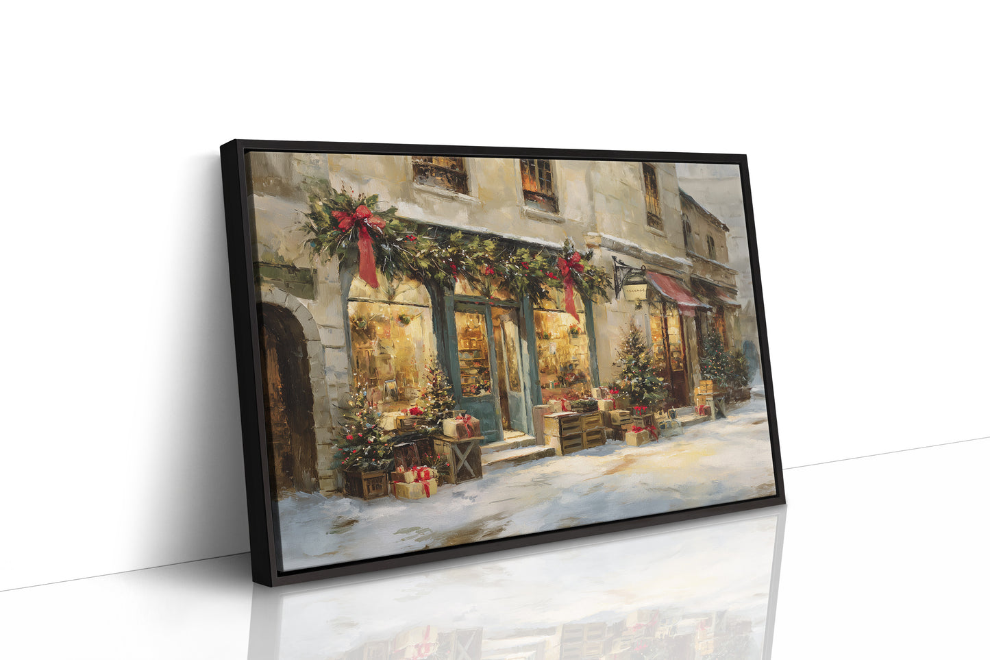 Festive Shops Await December Snow