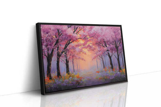 Cherry Blossoms Paint The Dawn Path