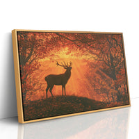 Stag, Struck by Sunrise