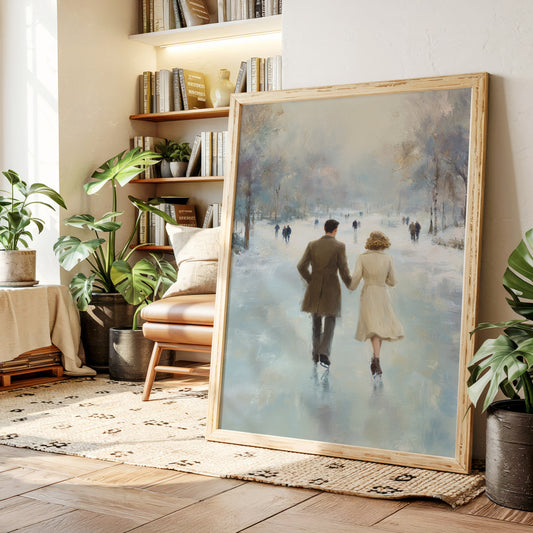 Winter Stroll on Ice