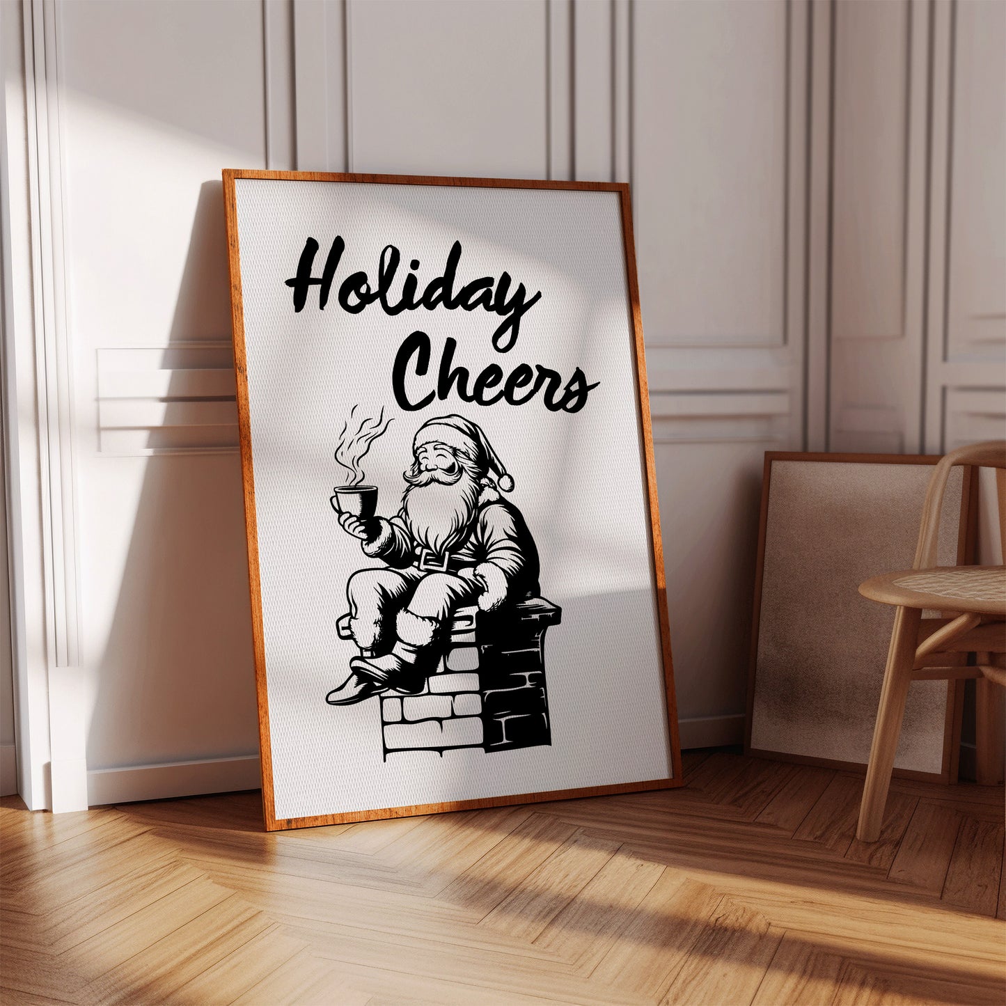 Santa Sips His Midnight Coffee Break