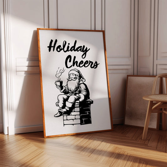 Santa Sips His Midnight Coffee Break
