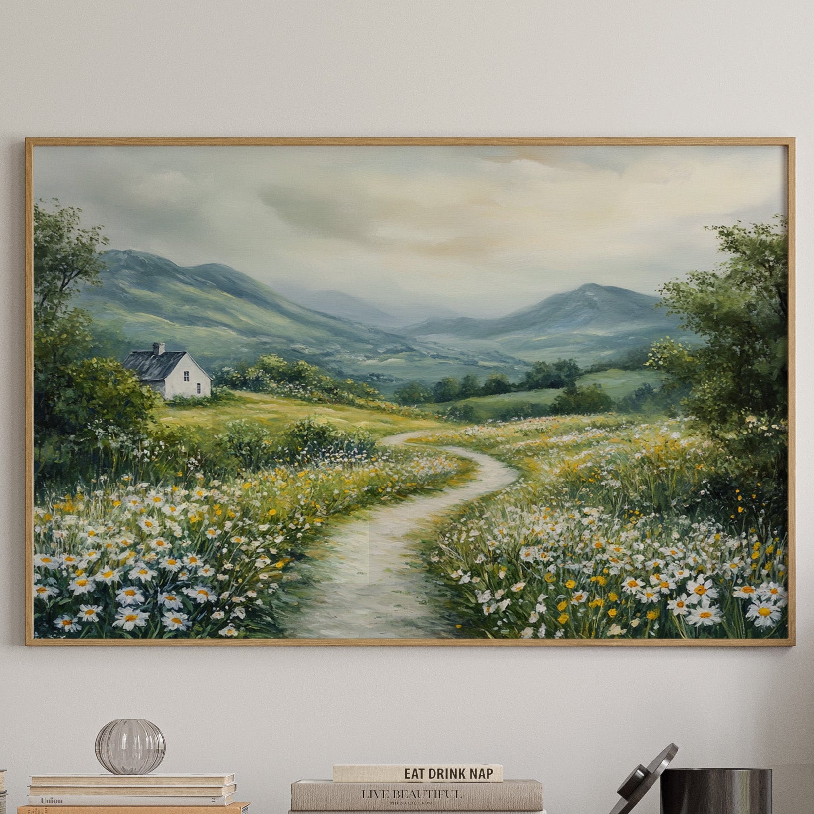 Daisies Guide The Mountain Path Home