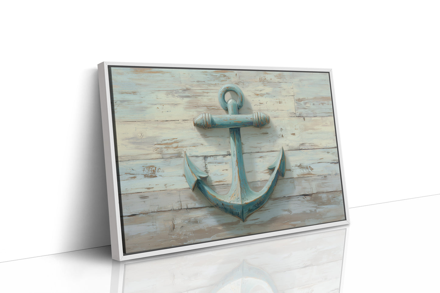 Weathered Blue Holds Coastal Memory