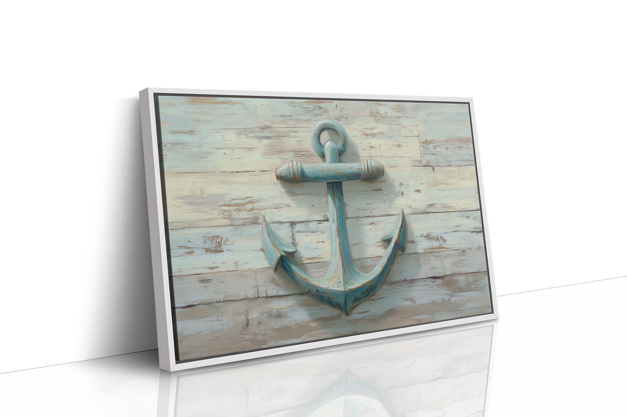 Weathered Blue Holds Coastal Memory