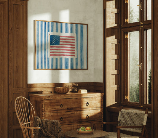 Stars Shine Between Summer Stripes