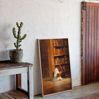 Whimsical Ghost Library Canvas Print - Enchanting Art - Gallery Canvas image 11