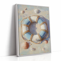 Coastal Memories In Wooden Frame