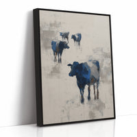 Blue Herd in Quiet Fields