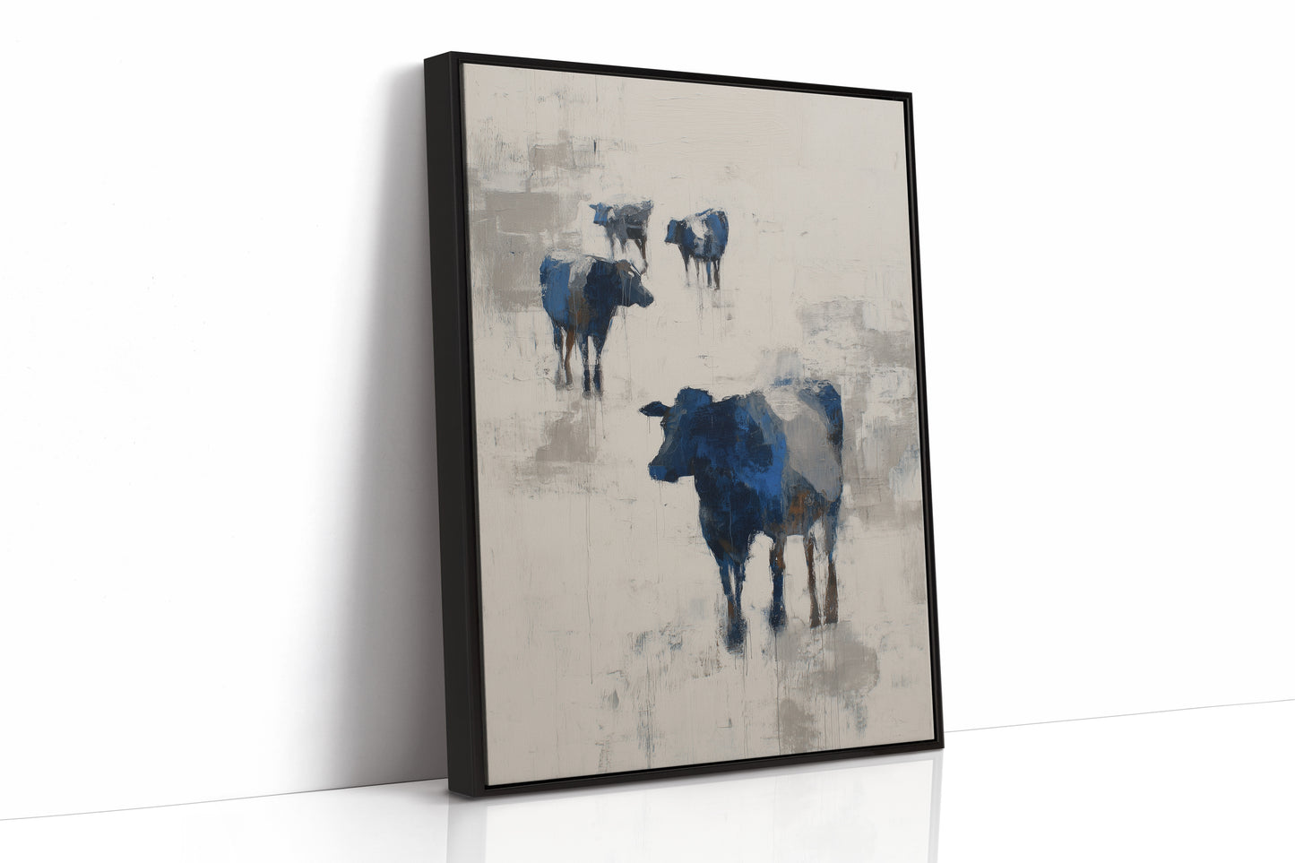 Blue Herd in Quiet Fields