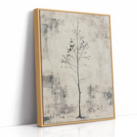 Solitary Sapling: A Minimalist Study in Stillness
