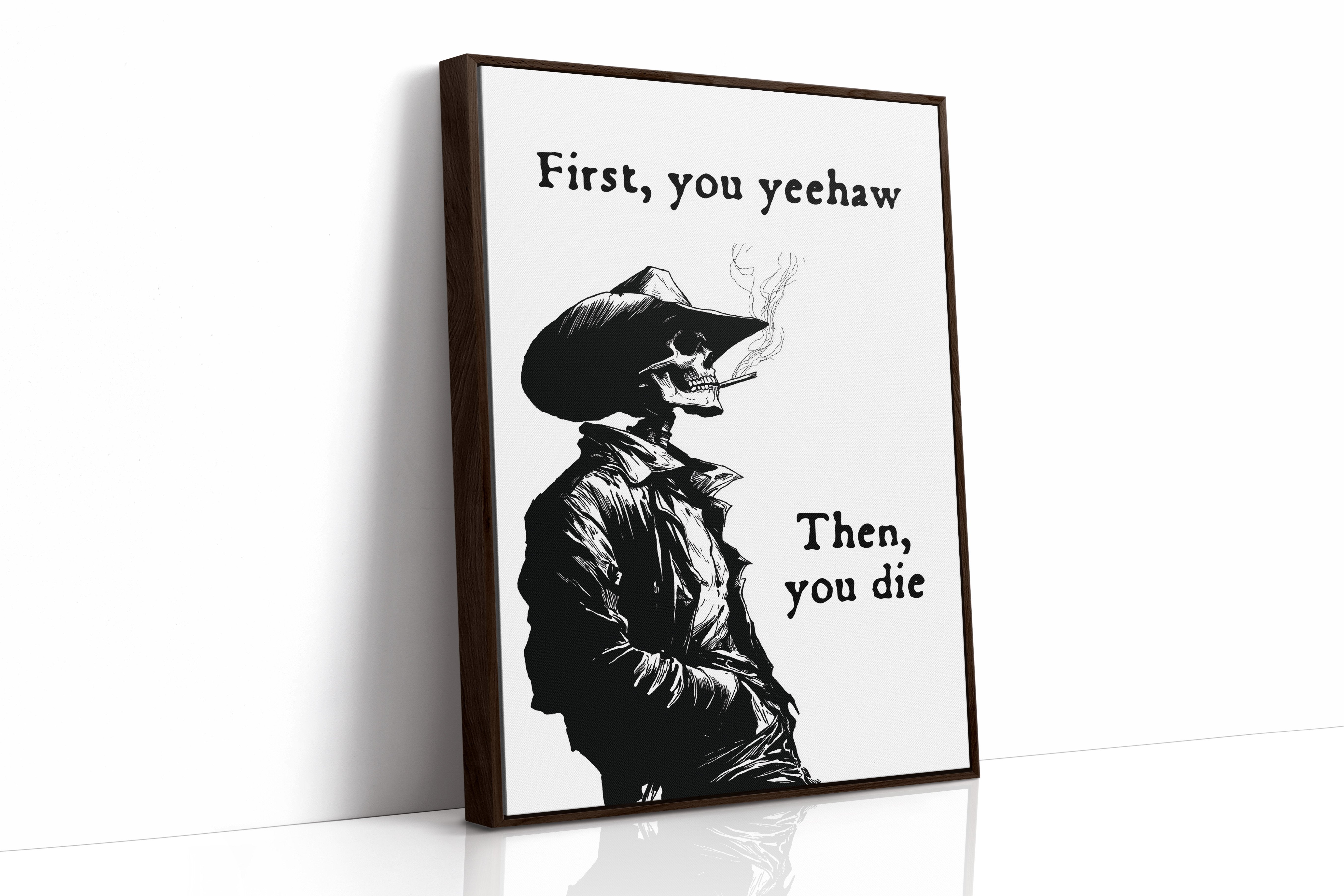 Cowboy's Last Cigarette Break