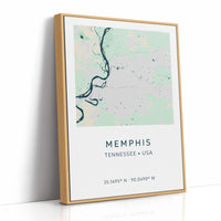 Memphis City Map Print