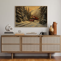 Winter Rails Carry Christmas Dreams Home
