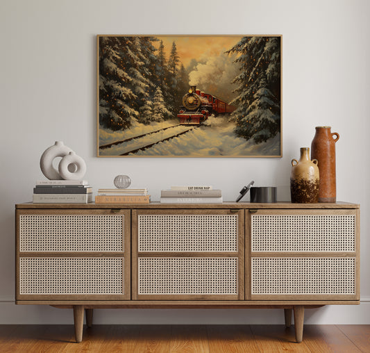 Winter Rails Carry Christmas Dreams Home