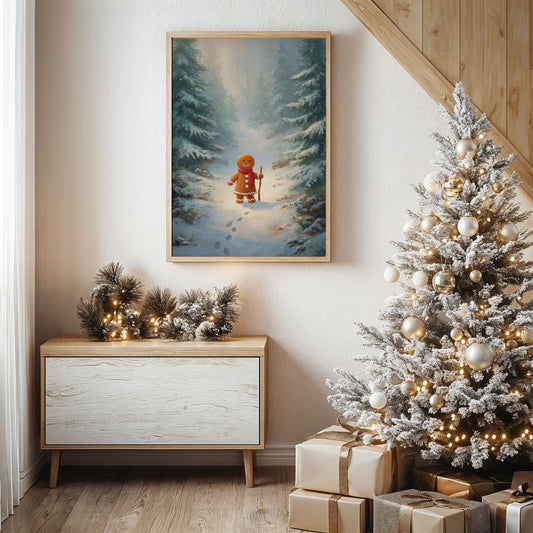 Gingerbread Explorer Finds Winter Path
