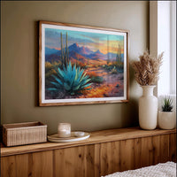 Blue Agave Greets Desert Dawn