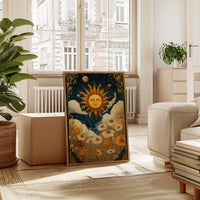Sunlit Serenade Among Blossoms