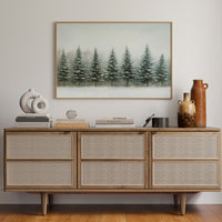 Evergreens Stand Their Winter Watch
