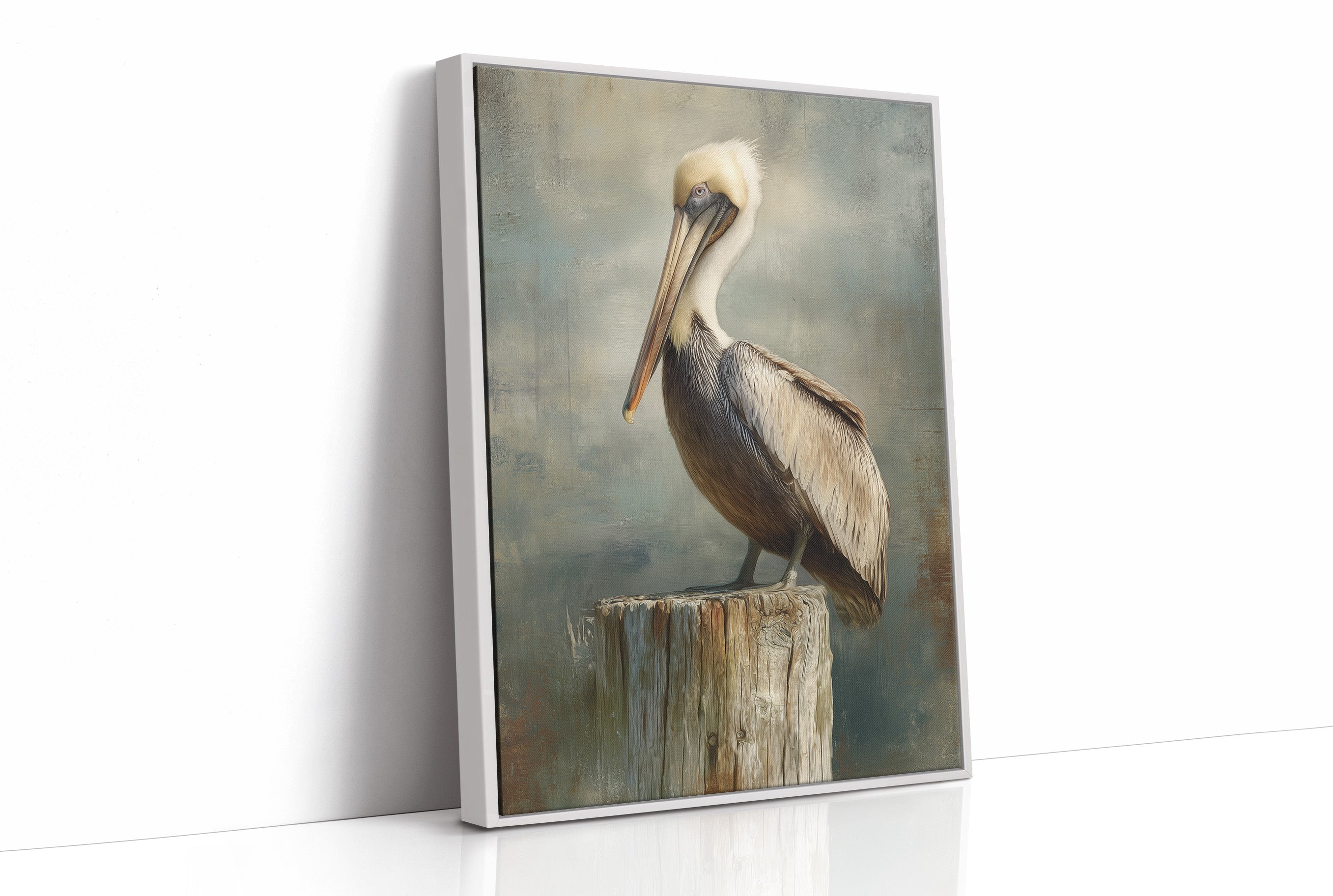 Coastal Watcher On Weathered Perch