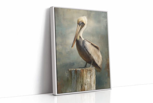 Coastal Watcher On Weathered Perch