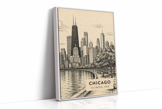 Chicago in Sepia Tones