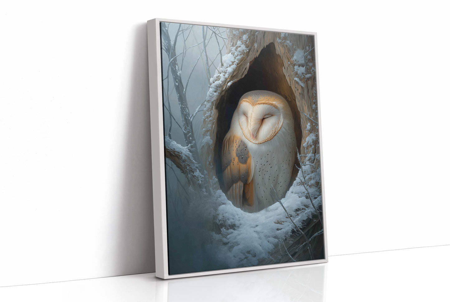 Silent Guardian of Winter Woods