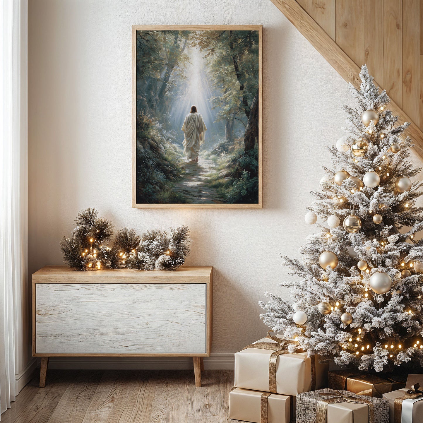 Light Guides The Forest Path