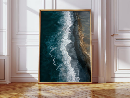 Tides Embrace the Shoreline's Whisper