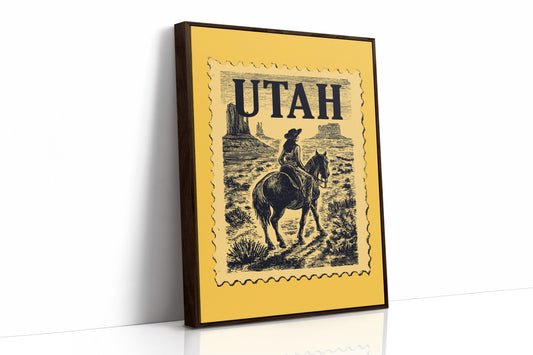 Desert Trails On Golden Postage
