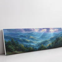 Blue Mountains Beneath Morning Light