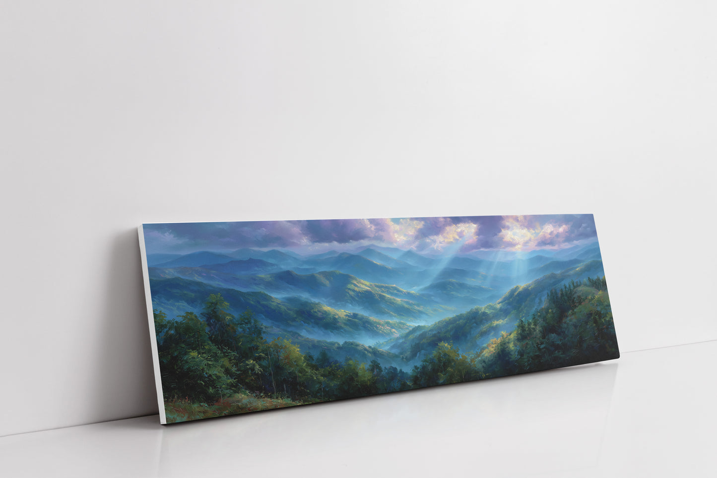Blue Mountains Beneath Morning Light