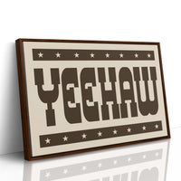 Bold Yeehaw Western Star Print