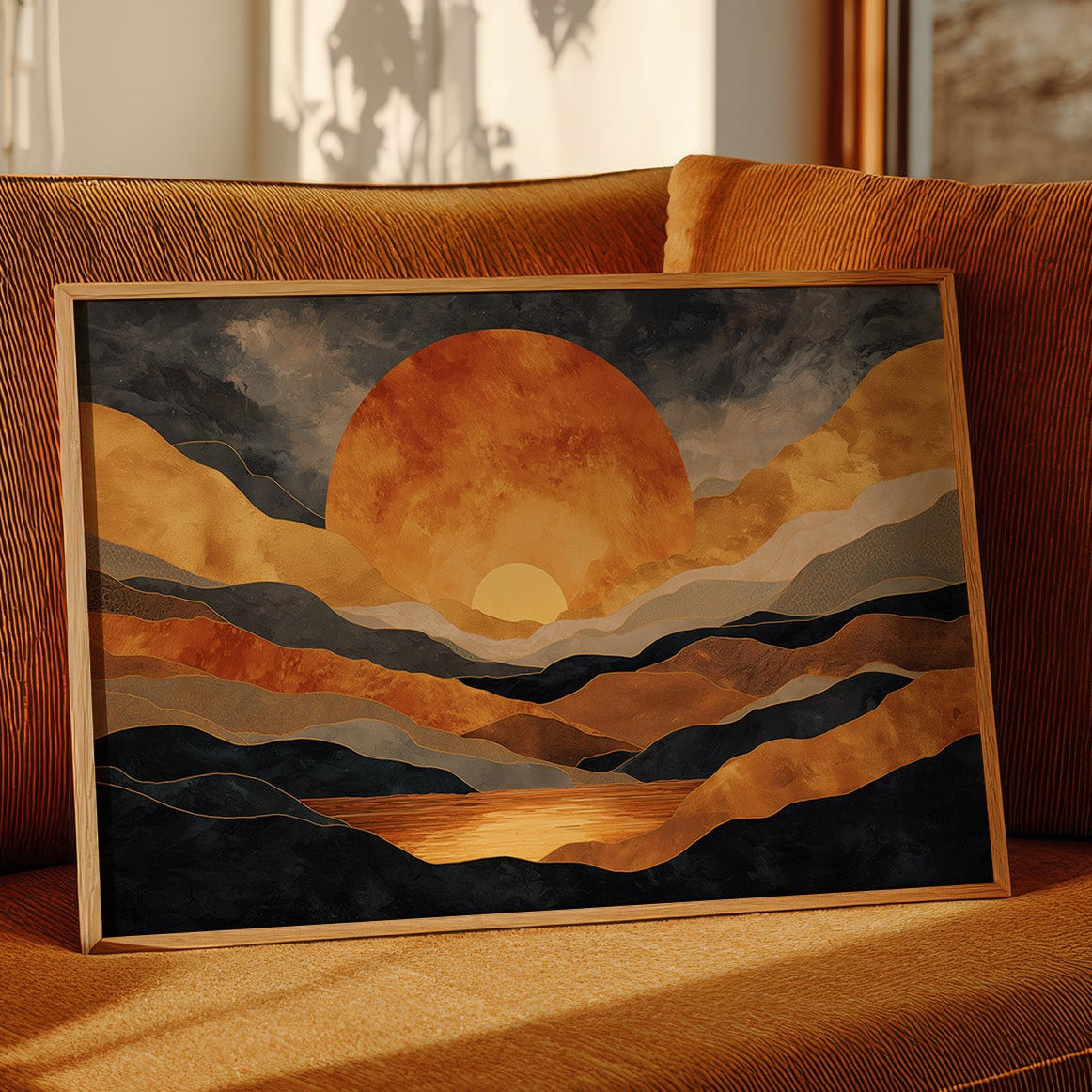 Mountains Hold The Copper Moon