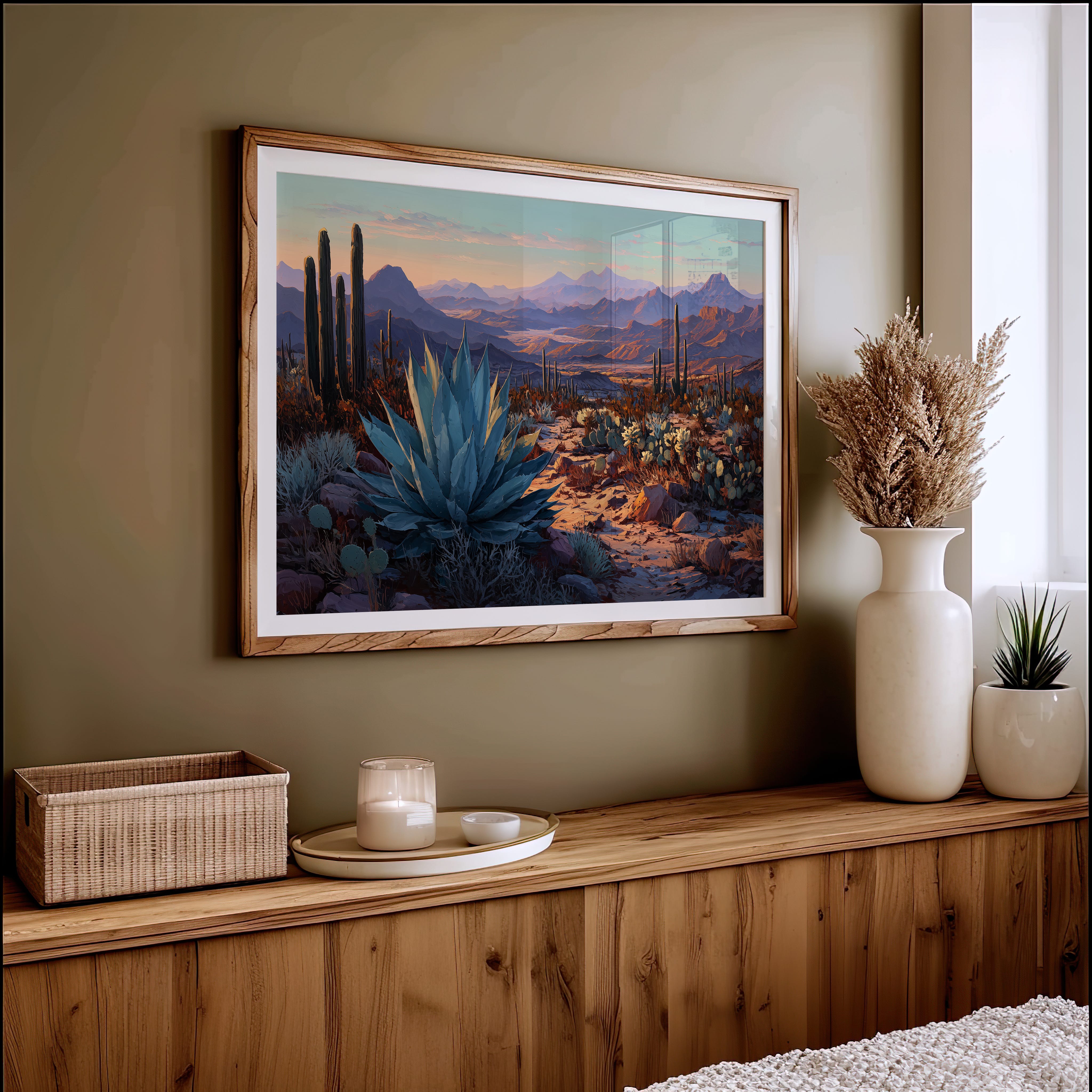 Blue Agave Greets Mountain Dawn