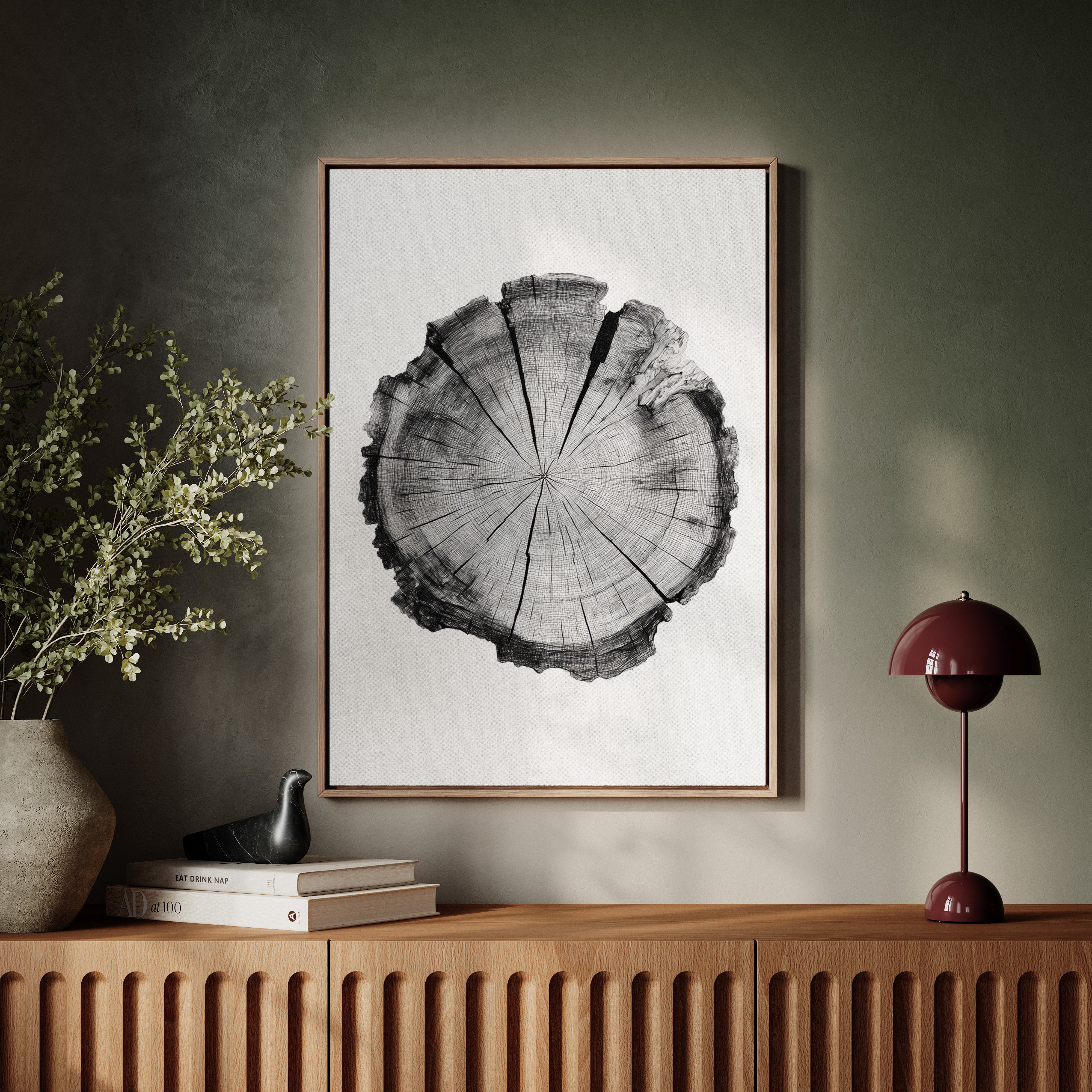 Textured Tree Ring Study