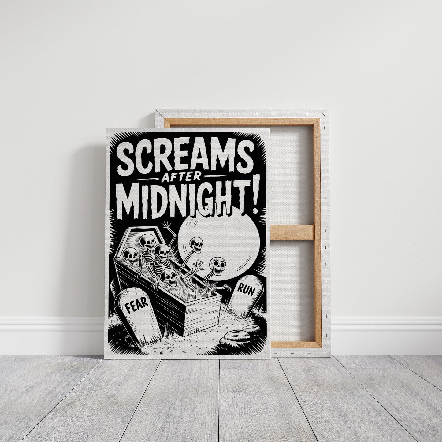 Moonlit Graveyard Awakens Ancient Bones