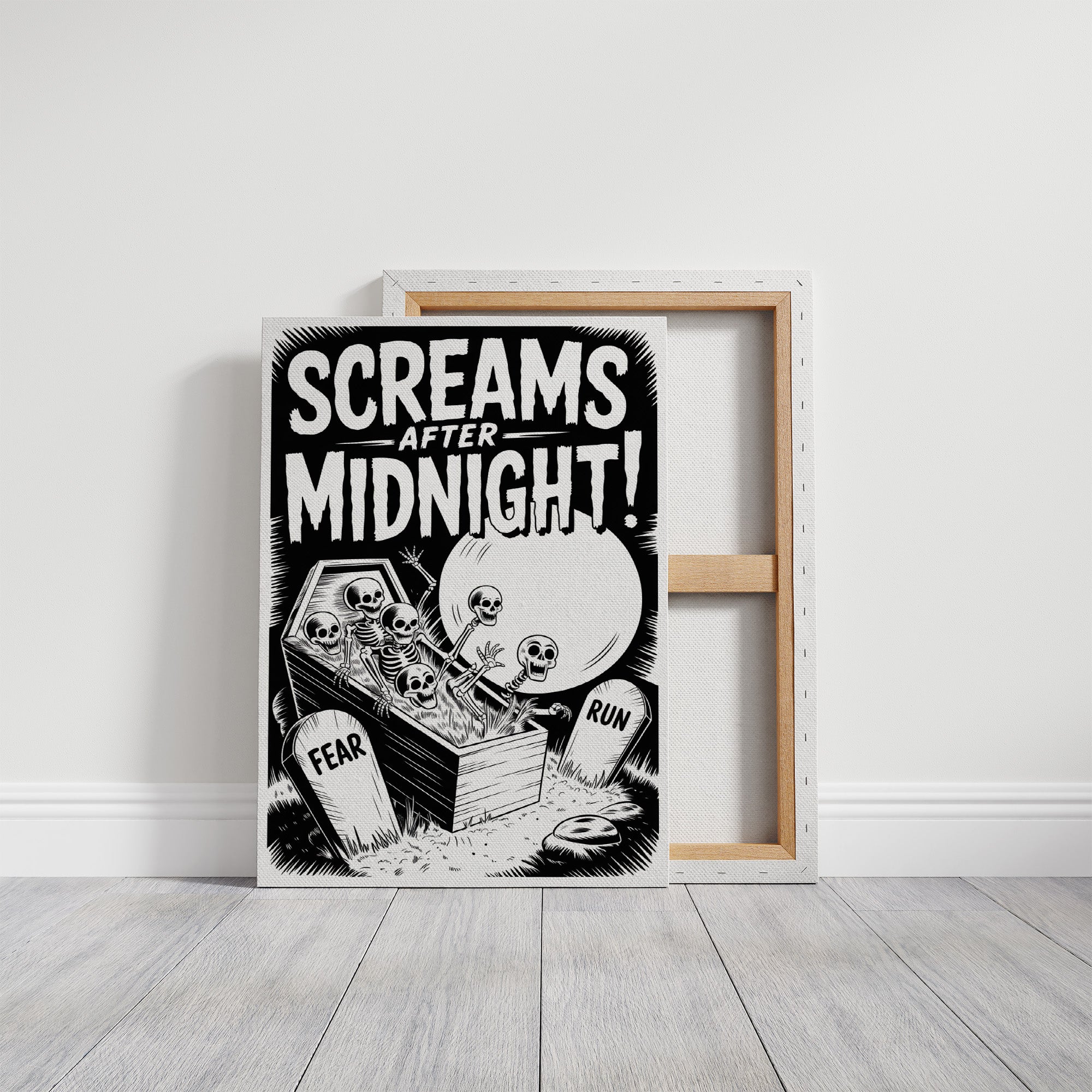 Moonlit Graveyard Awakens Ancient Bones