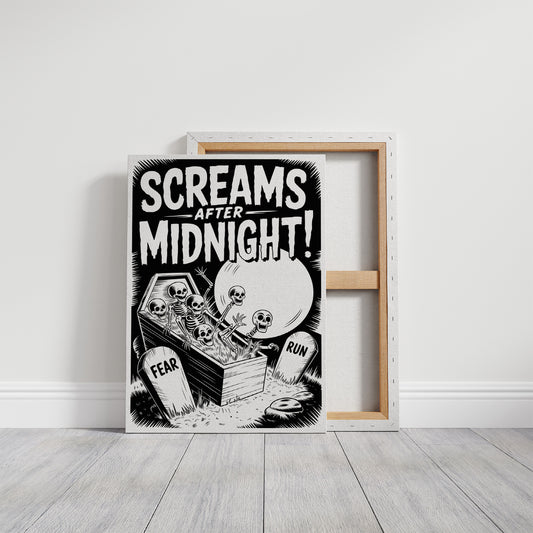 Moonlit Graveyard Awakens Ancient Bones