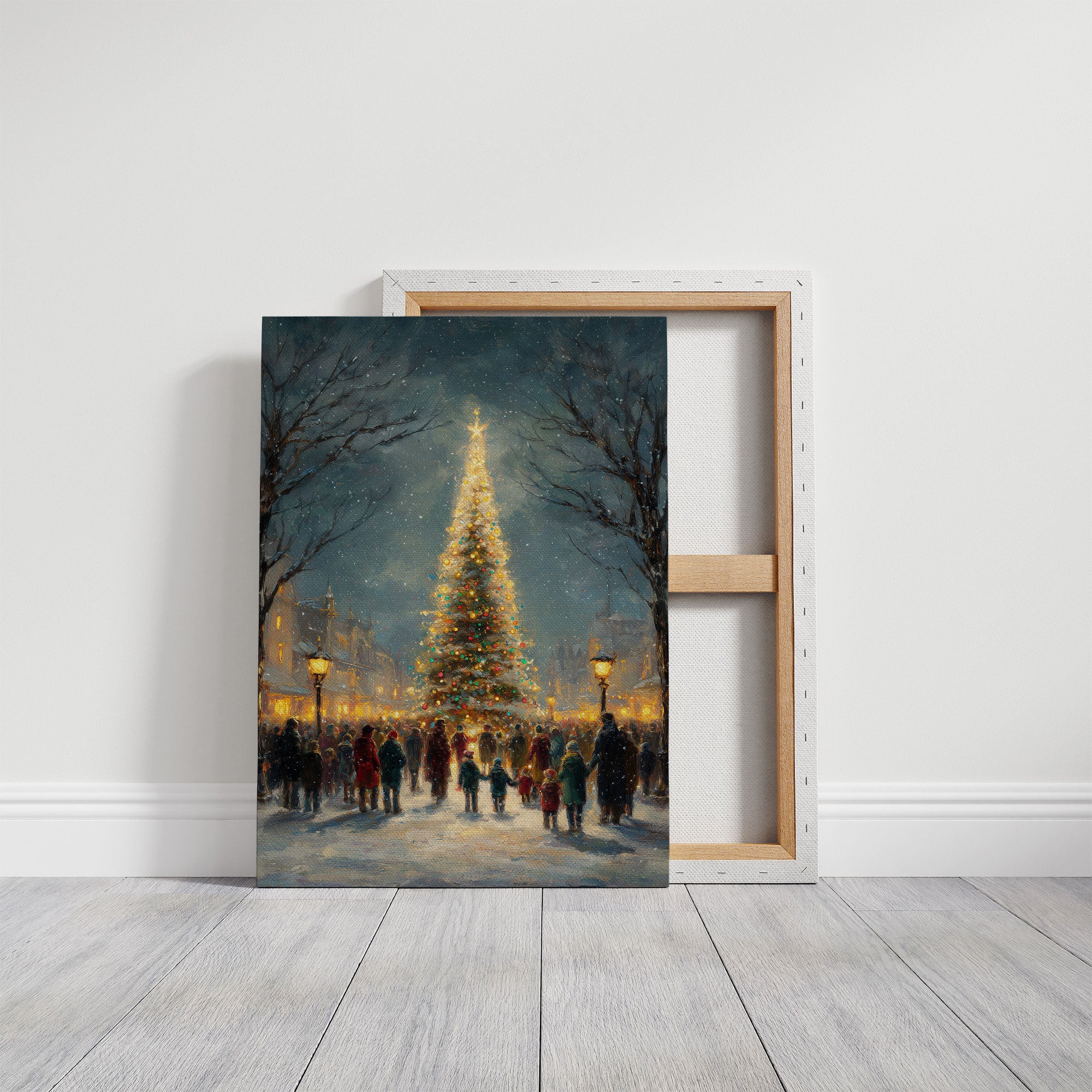Winter Lights Draw The Village Together