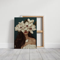 Crowned in Crimson Magnolia