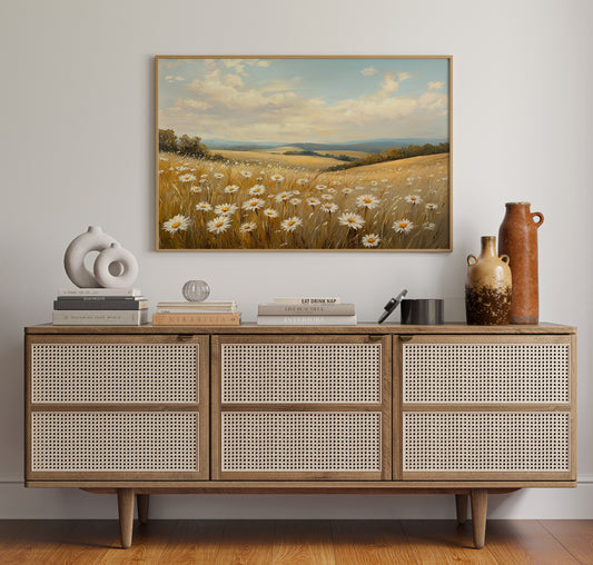 Summer Daisies Dance Through Golden Fields